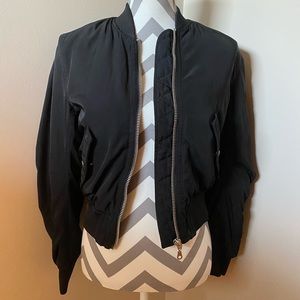 Black Bomber Jacket